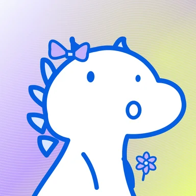 #012 · Roundabout · Surprised · Cloud swirl · Bow & flower