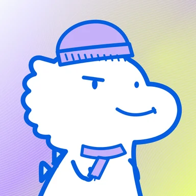#049 · Cloudy · Smug · Cloud swirl · Beanie & scarf