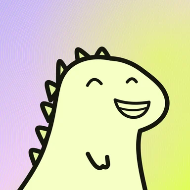 #066 · Soft spikes · Laughing · Lemon & lilac