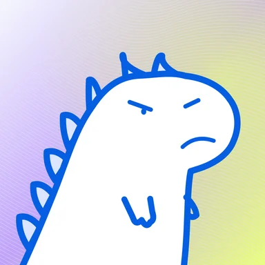 #071 · Tiny rex · Grumpy · Cloud swirl
