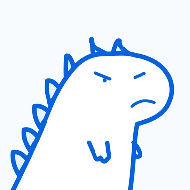#091 · Tiny rex · Grumpy · Original blue