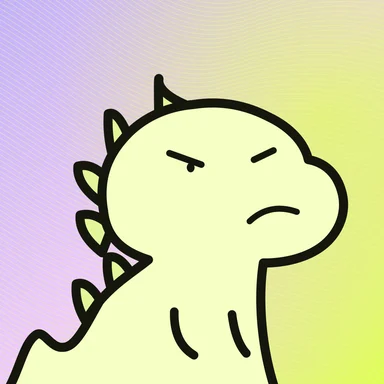 #166 · Bright eyes · Grumpy · Lemon & lilac