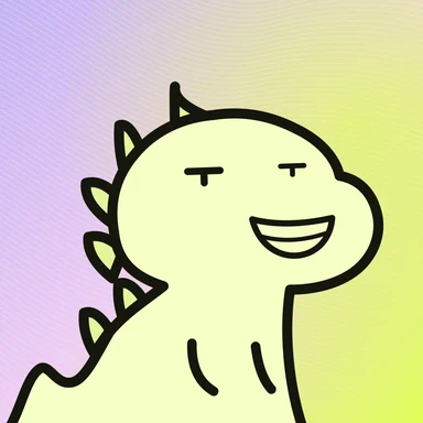 #242 · Bright eyes · Unbothered / Big grin · Lemon & lilac