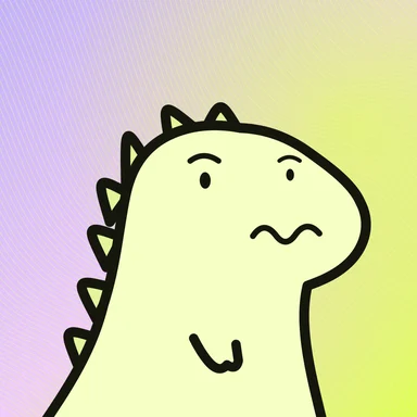#266 · Soft spikes · Curious / Wavy · Lemon & lilac