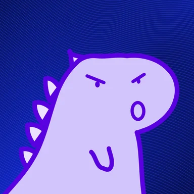 #274 · Pebble · Mischief / Surprised · Ultra violet