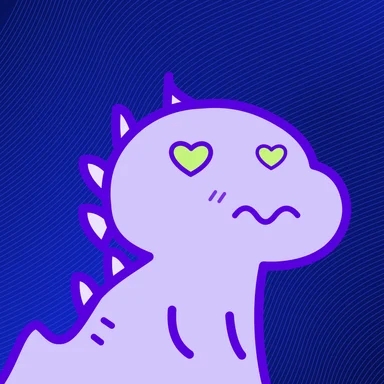 #286 · Bright eyes · Heart eyes / Wavy · Ultra violet