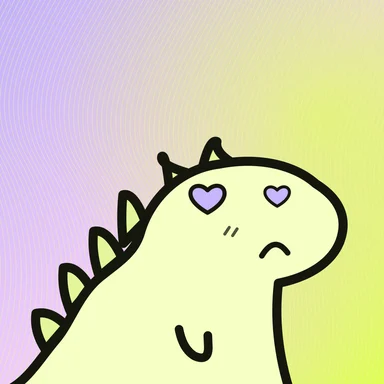 #290 · Pocket · Heart eyes / Pout · Lemon & lilac