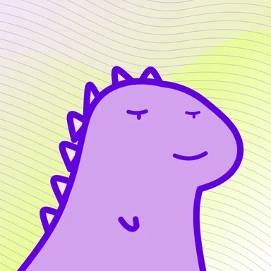 #316 · Soft spikes · Soft smirk · Lilac daydream