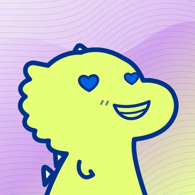 #393 · Cloudy · Heart-eyed grin · Lime frequency